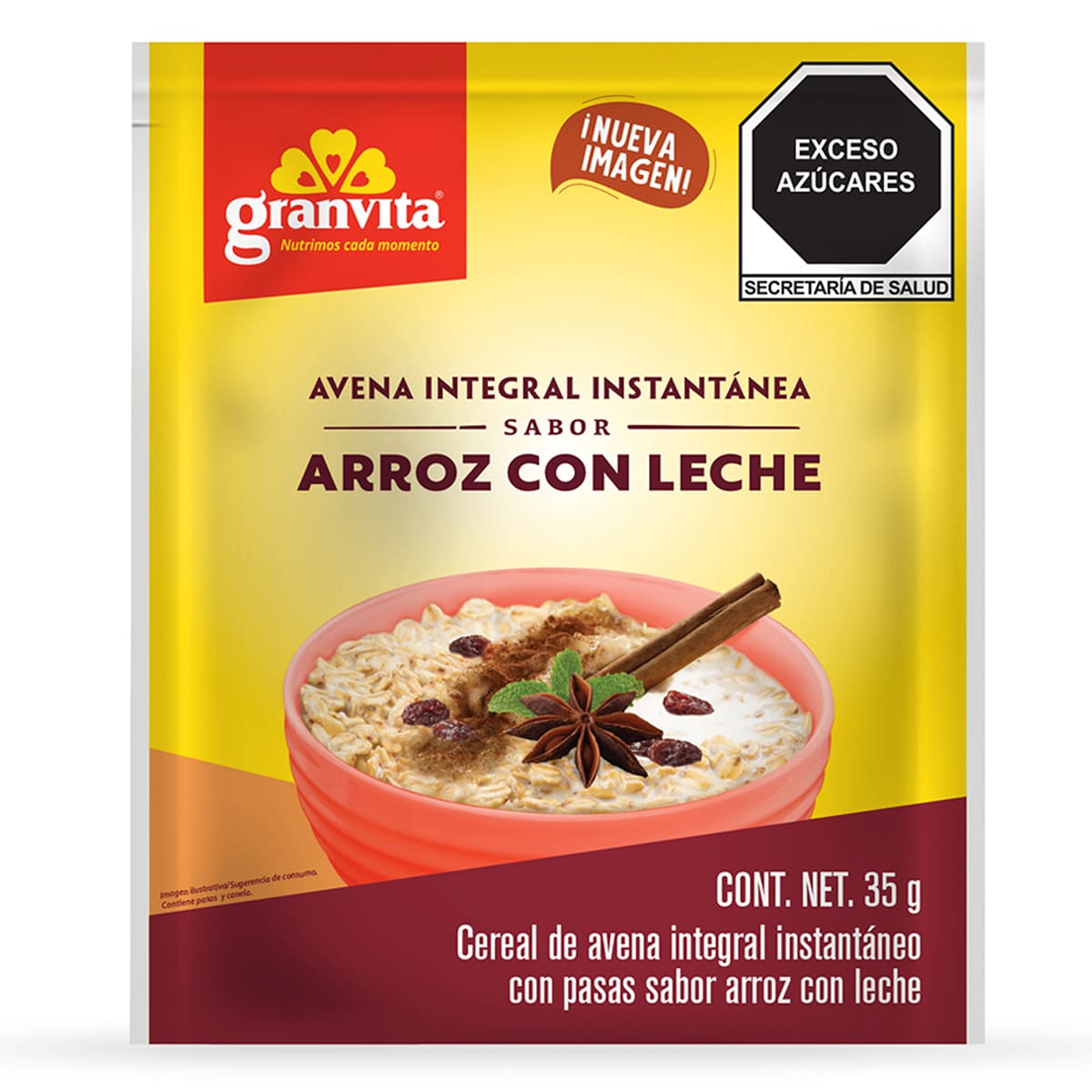 Avena Instantánea Tradicional Arroz con Leche 35g