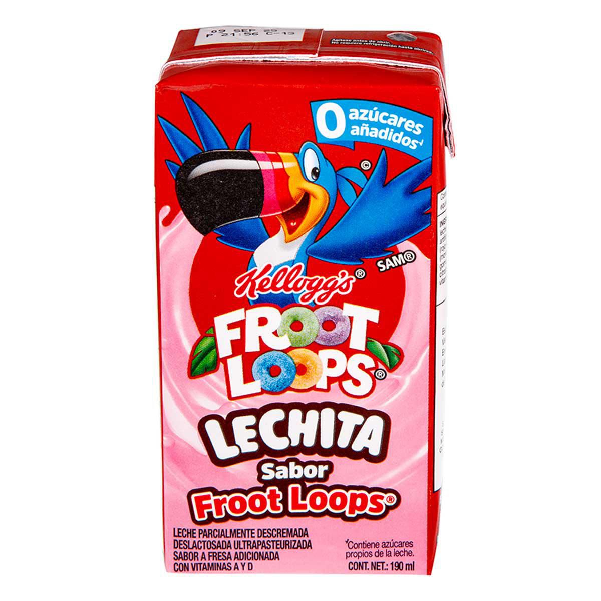 Leche Froot Loops Fresa Deslactosada 190ml